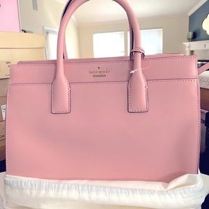 New! Pink Kate Spade New York Cameron Street Candace Satchel in Pink Sunset.